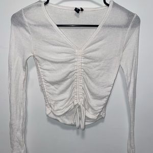 Urban outfitters long sleeve crop top